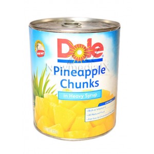 Dole , Pineapples Chunks Easy Open Can (836 grams)