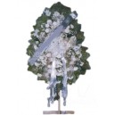Wreath with stand 19