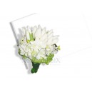 Dozen of White Tulips, Rounded with White Orchids